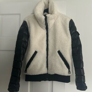 SAM New York Black & White Puffer Jacket